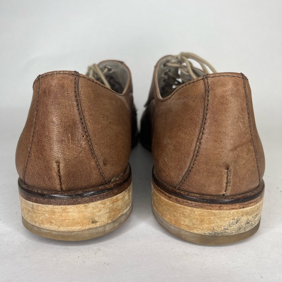 David Mayer Naman Oxfords Lace Up Dress Shoes Men Size 42 US 9 Brown Leather - Picture 8 of 16